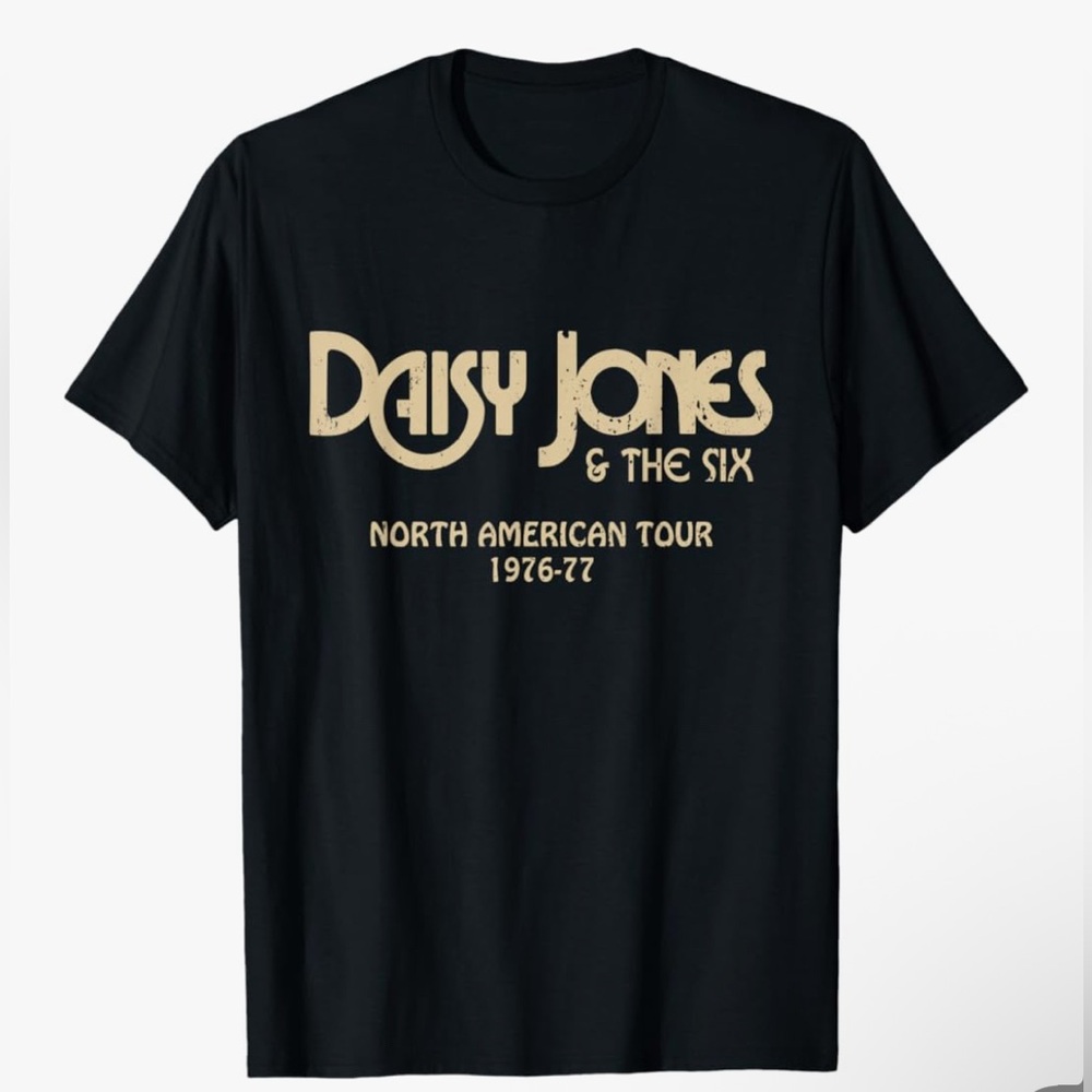 American Apparel Black Daisy Jones North American Tour Tee
